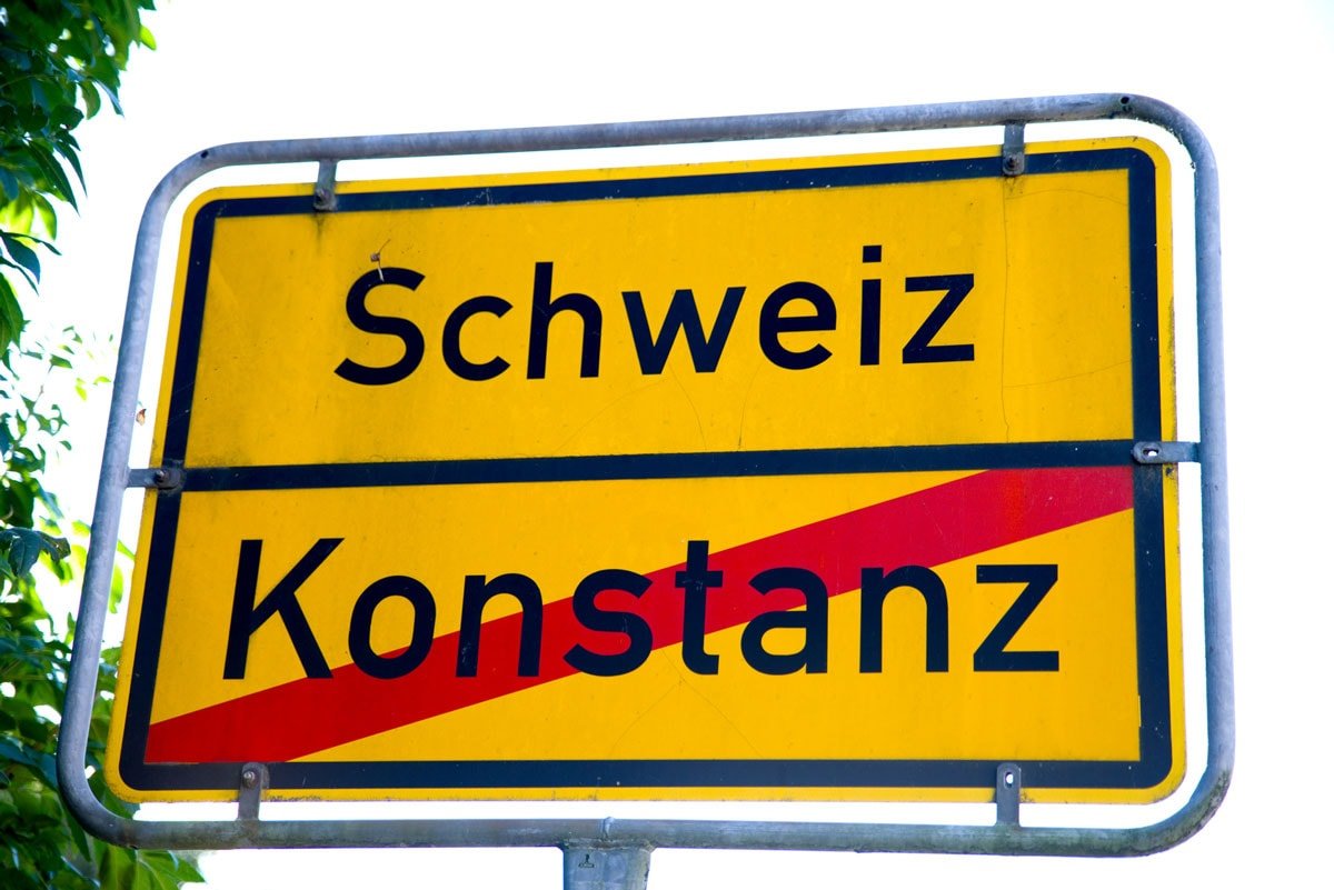 Ortstafel: Schweiz/Konstanz - Grenzgängerberatung